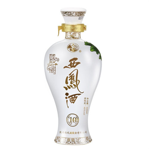 45度2017年西凤国花瓷10年绵柔凤香型白酒500ml贵不贵_45度2017年西凤国花瓷10年绵柔价目表