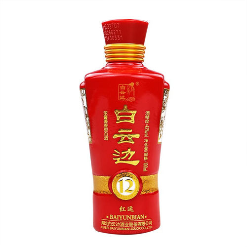 42度白云边红运12年浓酱兼香型白酒