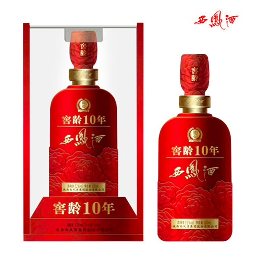 52度西凤窖龄10年绵柔大致市场价,52度西凤窖龄10年绵柔凤香型白酒500ml要多少钱一瓶