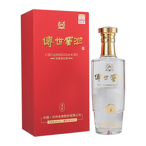 42度泸州老窖传世窖池9v浓香型白酒500ml价钱如何