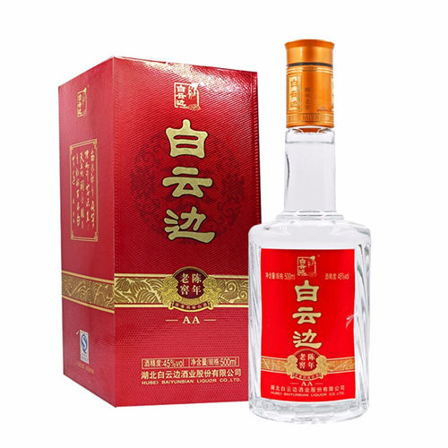 45度白云边老窖陈年aa浓酱兼香型白酒