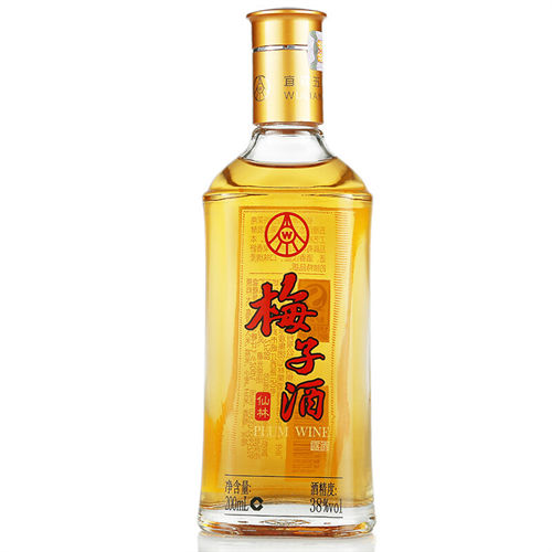 38度五粮液梅子酒裸瓶白酒价格如何-38度五粮液梅子酒裸瓶白酒200ml大致市场价