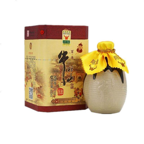52度牛栏山二锅头百年陈酿三牛浓香型白酒