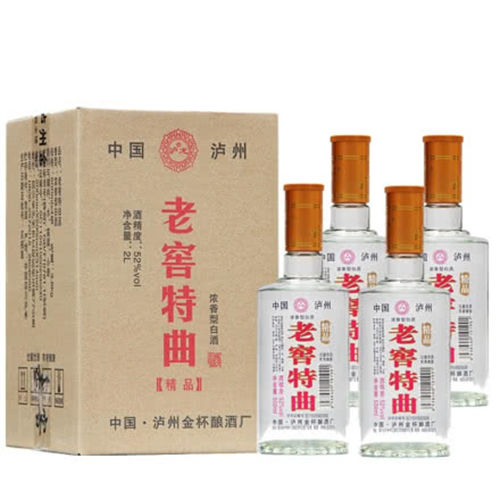 52度泸州精品老窖特曲浓香4瓶整箱多少钱呢