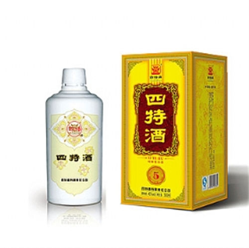 45度四特5年陈酿升级版浓香型白酒