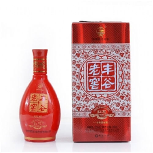 38度丰谷老窖红花酱香型白酒488ml一般是多钱