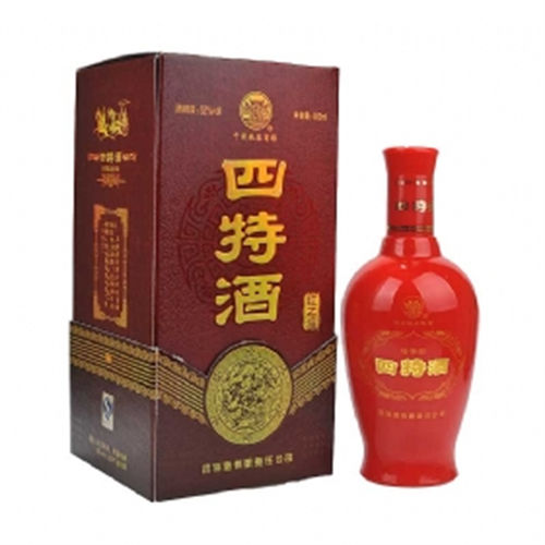 52度四特红色情怀特香型白酒