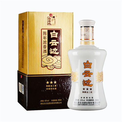 45度白云边陈酿金三星