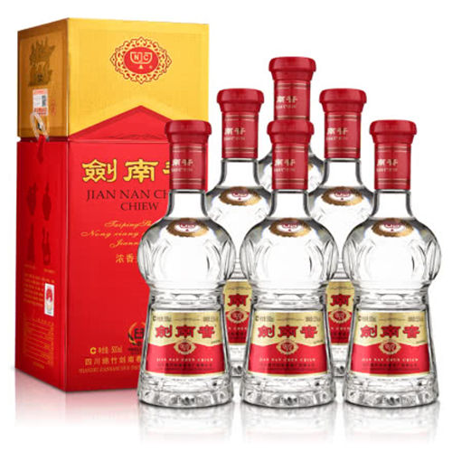 52度剑南春水晶剑酒6瓶整箱价位是多少